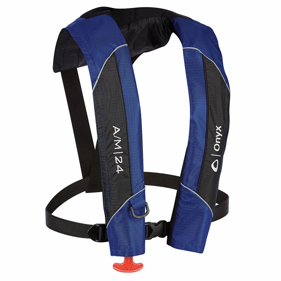 Onyx - A/M-24 AUTO/MANUAL INFLATABLE LIFE JACKET - BLUE