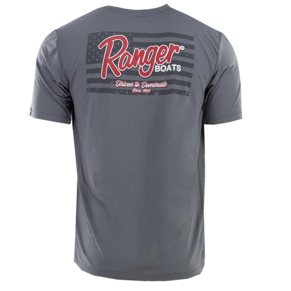 Ranger SS Performance Flag Tee - Cool Gray