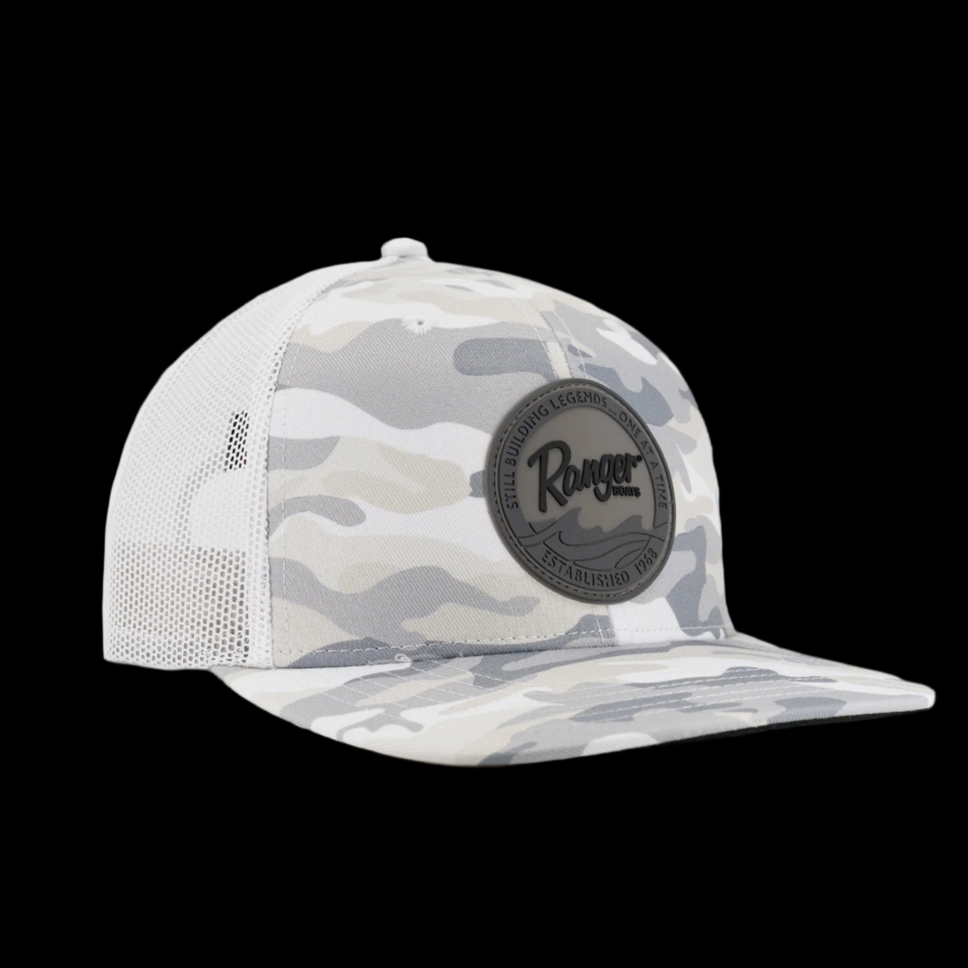 Ranger White Camo Hat