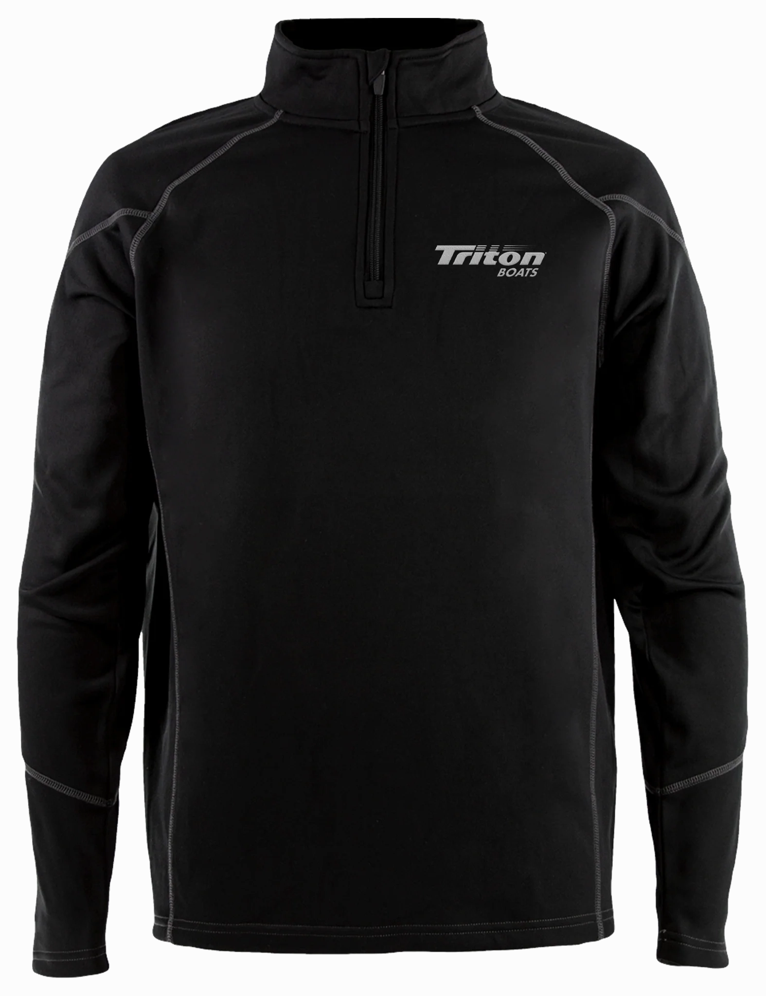 Triton - 1/4 Zip Pullover - Black