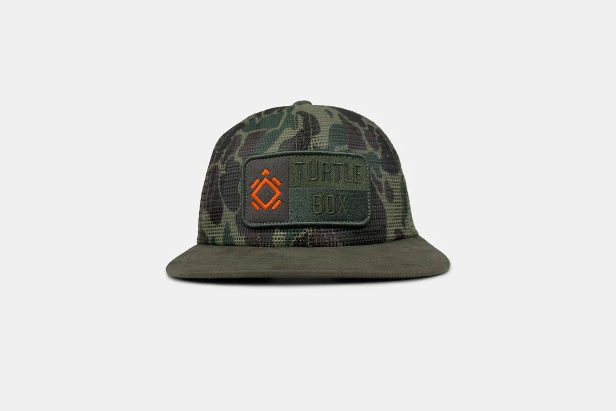 Turtlebox - All-Mesh Camo Trucker Hat